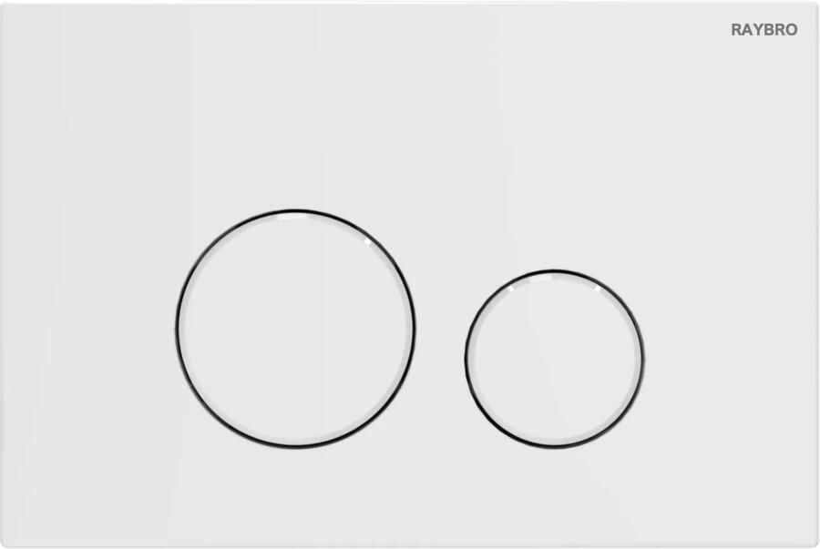 Raybro Bedieningsplaat Cortado 15 TBV Geberit UP100 UP320 Wit