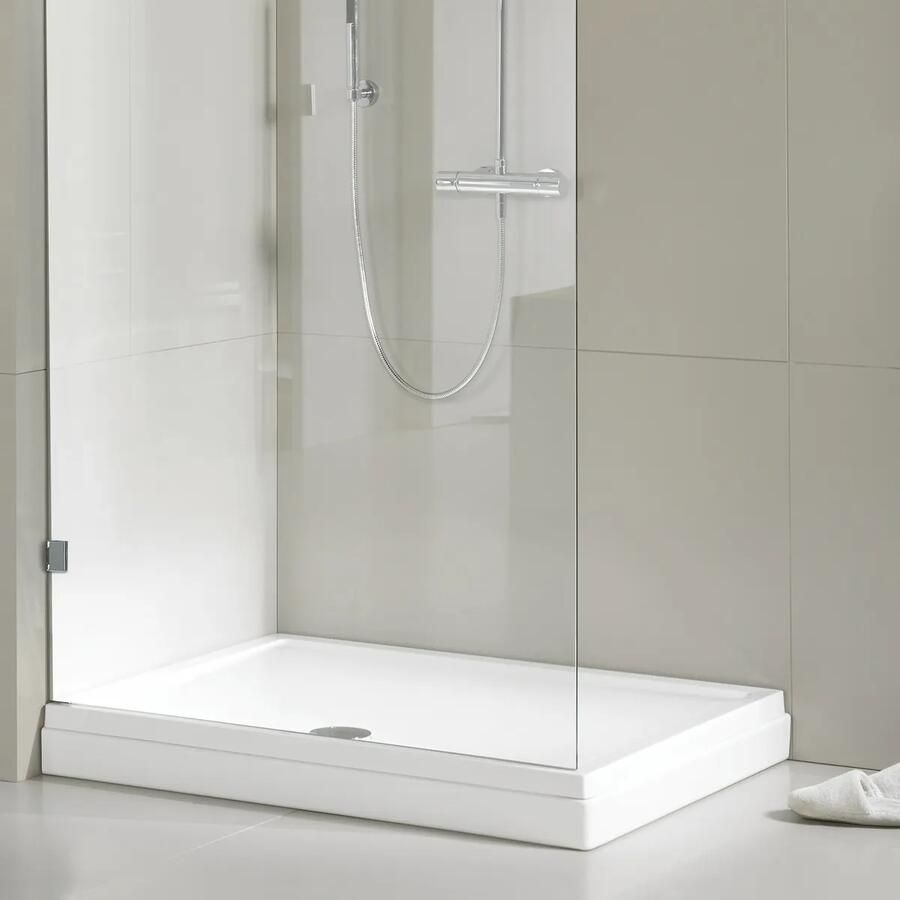 Riho Davos rechthoekige douchebak 120x100cm wit glans