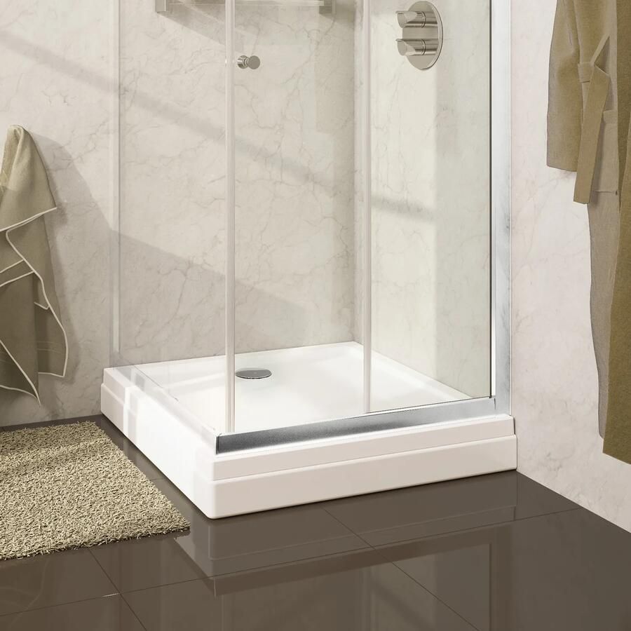 Riho Davos vierkante douchebak 100x100cm wit glans