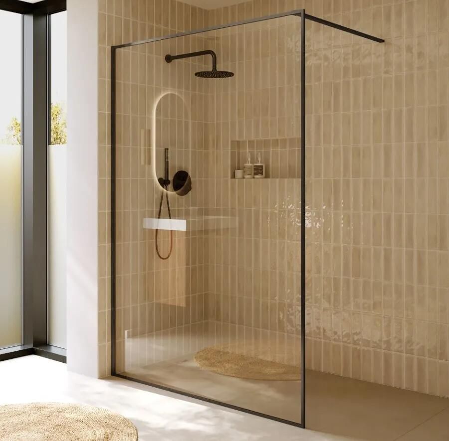 Riho Define inloopdouche 140x200cm ijzer verouderd mat