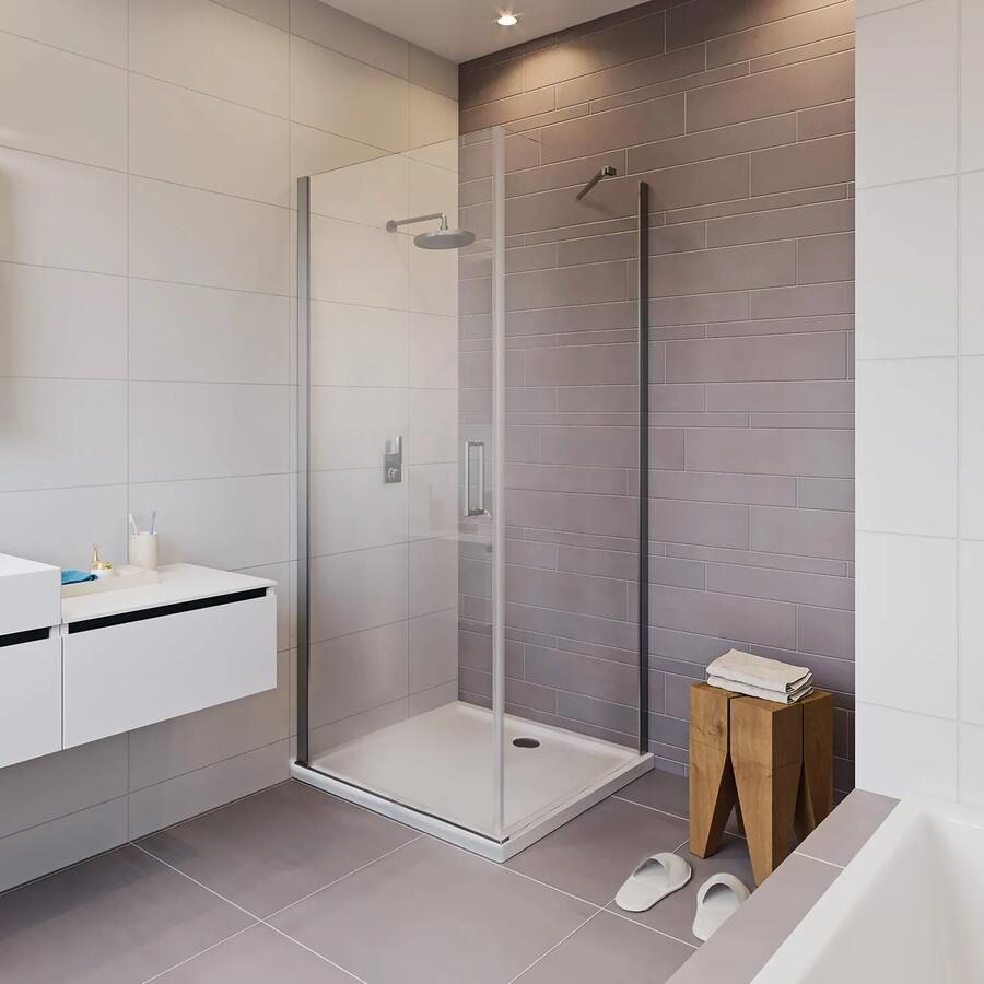 Riho Novik Z201 douchecabine 85x115cm chroom