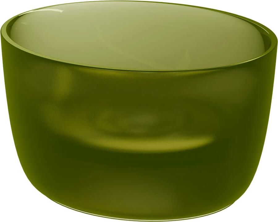 Riho Oval waskom solid surface frosted forest