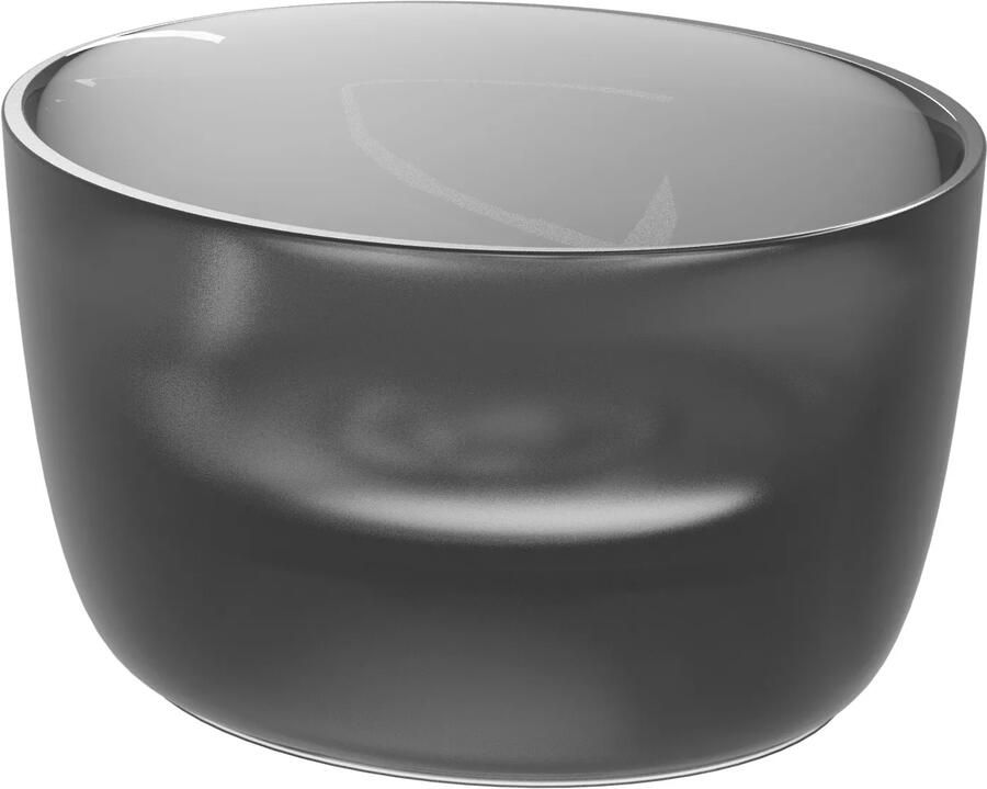 Riho Oval waskom solid surface frosted smoke