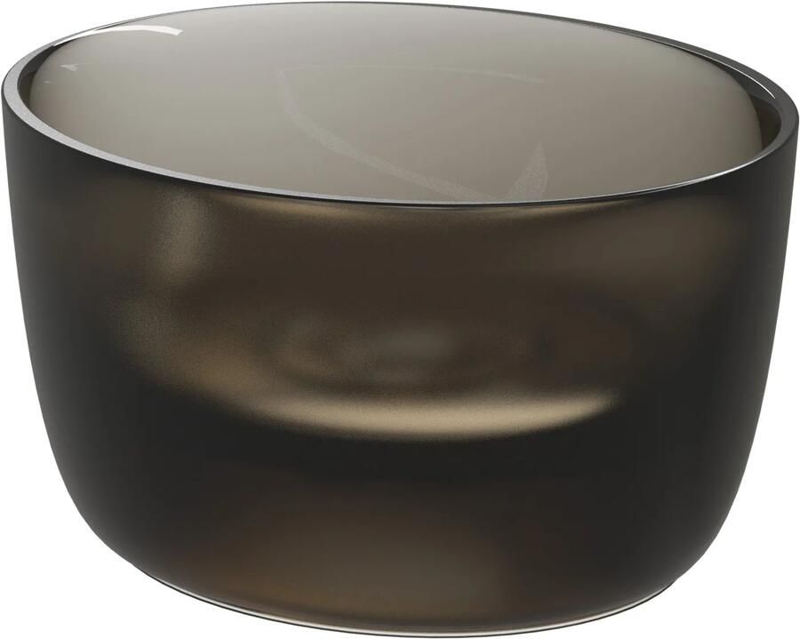 Riho Oval waskom solid surface frosted umber
