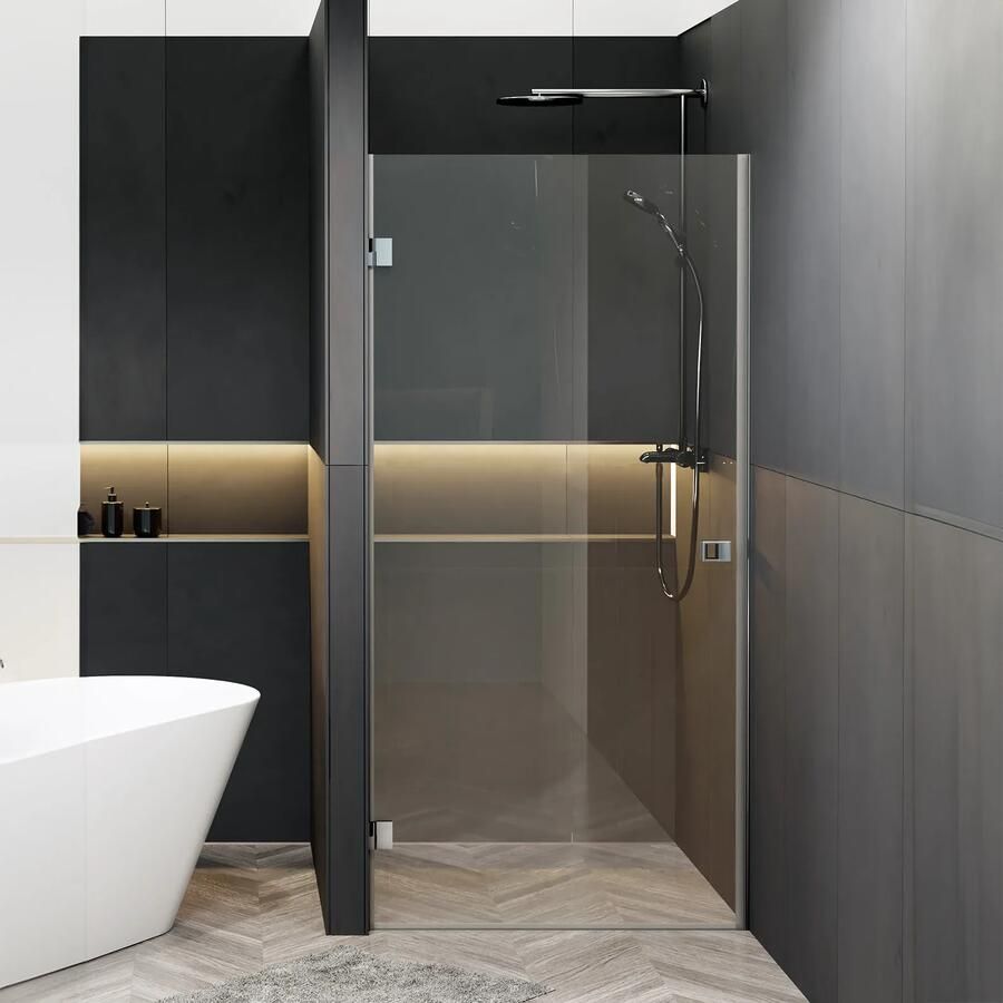 Riho Scandic X101 douchedeur linksdraaiend 90x200cm chroom