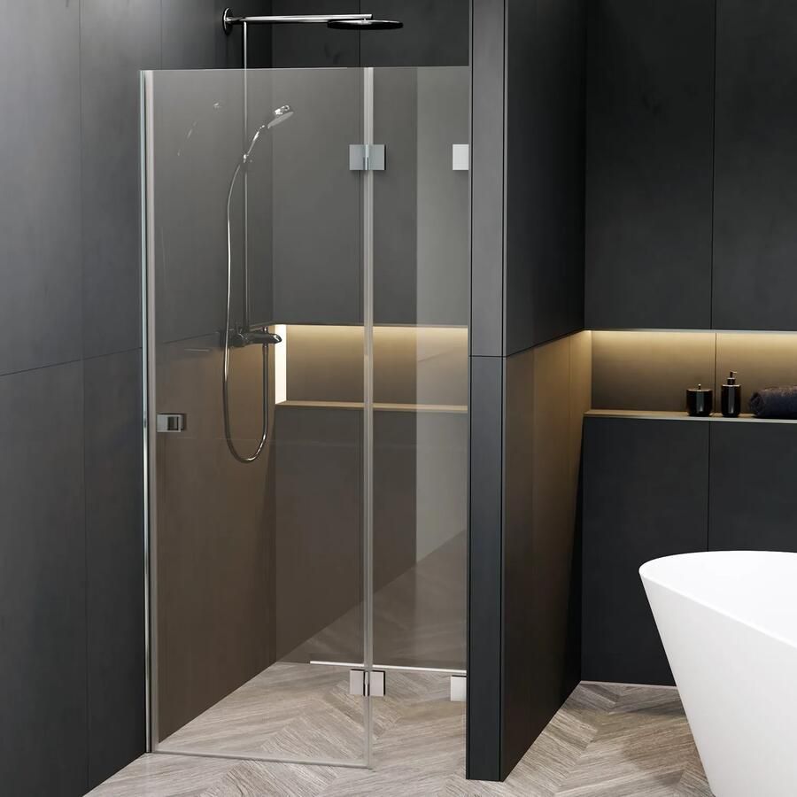 Riho Scandic X104 douchedeur rechtsdraaiend 100x200cm chroom