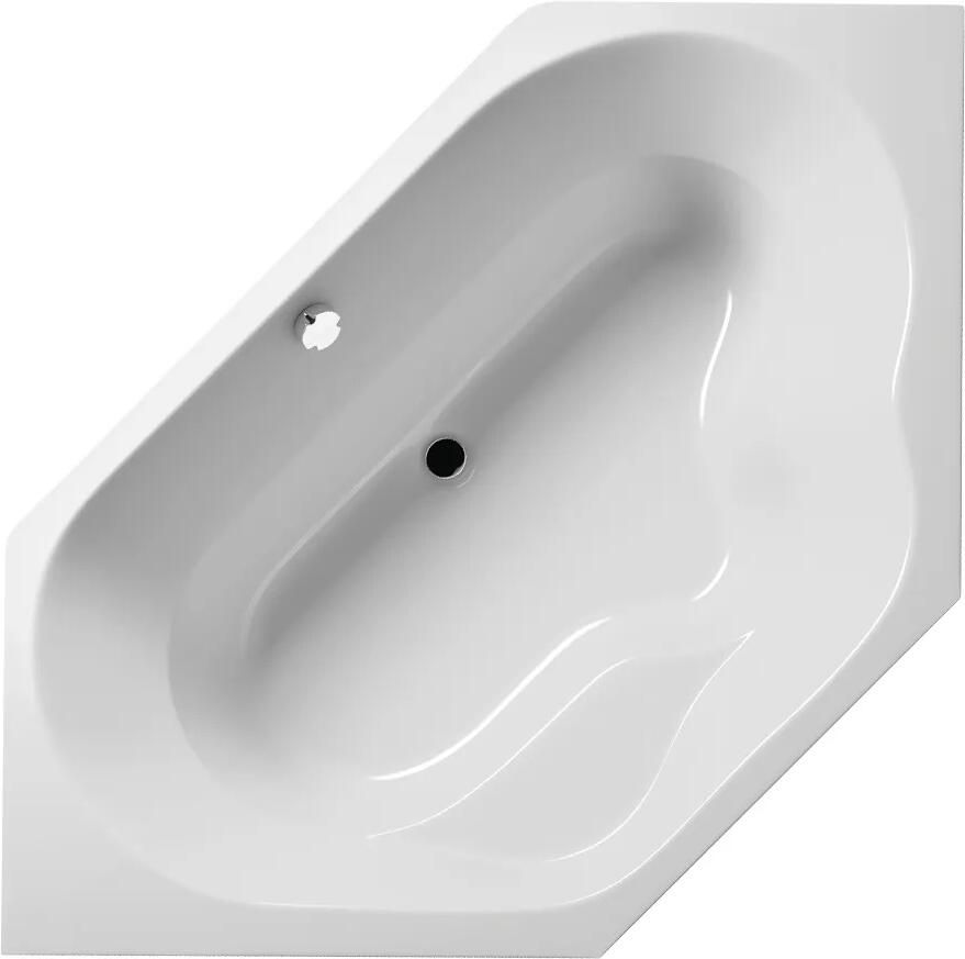 Riho Winnipeg inbouw hoekbad 145x145cm wit glans