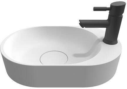 Riho Valor fontein ovaal 48x32cm wit mat