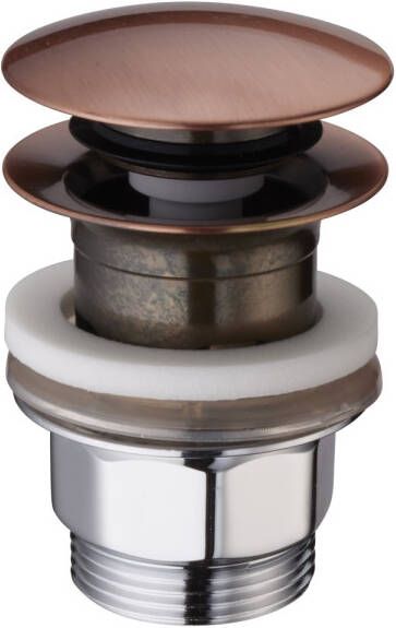 Salenzi Clickwaste Giro Gegalvaniseerd Geborsteld Koper ø66 mm OUTLET