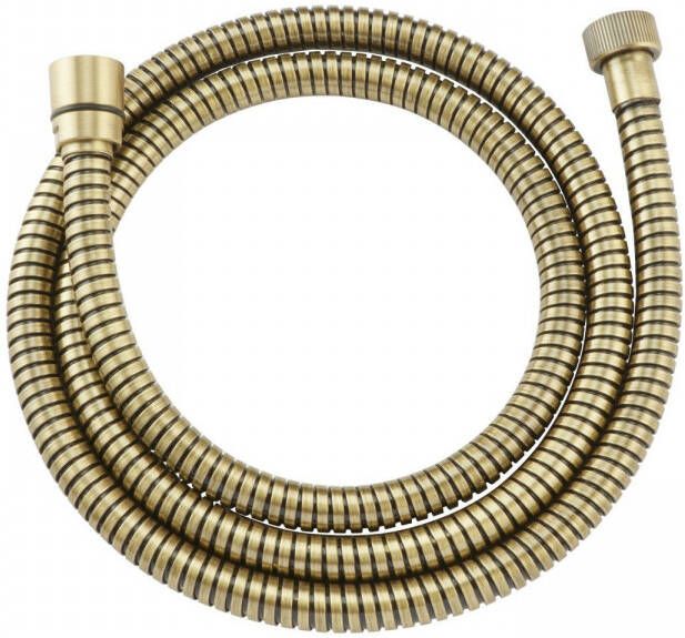 Salenzi Doucheslang Giro Geborsteld Messing Goud Doucheslang Geborsteld Goud