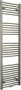 Sanicare Designradiator RVS Look Inclusief Ophanging Midden Aansluiting Recht 120x45 cm - Thumbnail 2