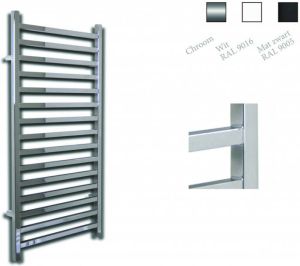 Sanicare design radiator Qubic 126 4 x60 cm. chroom