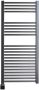Sanicare electrische design radiator 111 8 x 45 cm. Gun metal BLUETOOTH met thermostaat chroom (linksonder HRLBC451118 M - Thumbnail 2