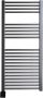 Sanicare electrische design radiator 111 8 x 45 cm. Gun metal BLUETOOTH met thermostaat zwart (linksonder HRLBZ451118 M - Thumbnail 2