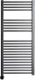 Sanicare electrische design radiator 111 8 x 45 cm. Gun metal met thermostaat zwart (linksonder) HRLEZ451118 M - Thumbnail 2