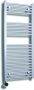 Sanicare Elektrische Design Radiator 111.8 x 45 cm 596 Watt thermostaat chroom linksonder zilver grijs HRLEC 451118 Z - Thumbnail 3