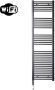 Sanicare Elektrische Radiator HWV Met Wifi 172x45 cm Gunmetal 920W Met Thermostaat Chroom Linksonder - Thumbnail 2