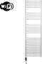 Sanicare Elektrische Radiator HWV Met Wifi 172x45 cm Wit 920W Met Thermostaat Zwart Linksonder - Thumbnail 2