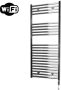 Sanicare Elektrische Radiator HWV Met Wifi 111 8x60 cm Chroom 533W Met Thermostaat Chroom Rechtsonder - Thumbnail 2