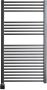 Sanicare electrische design radiator 111 8 x 60 cm. Gun metal BLUETOOTH met thermostaat chroom (linksonder) HRLBC601118 M - Thumbnail 2