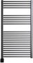 Sanicare electrische design radiator 111 8 x 60 cm. Gun metal BLUETOOTH met thermostaat zwart (linksonder) HRLBZ601118 M - Thumbnail 2