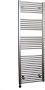 Sanicare Elektrische Design Radiator 172 x 60 cm 1127 Watt thermostaat chroom linksonder inox look HRLEC 601720 I - Thumbnail 3