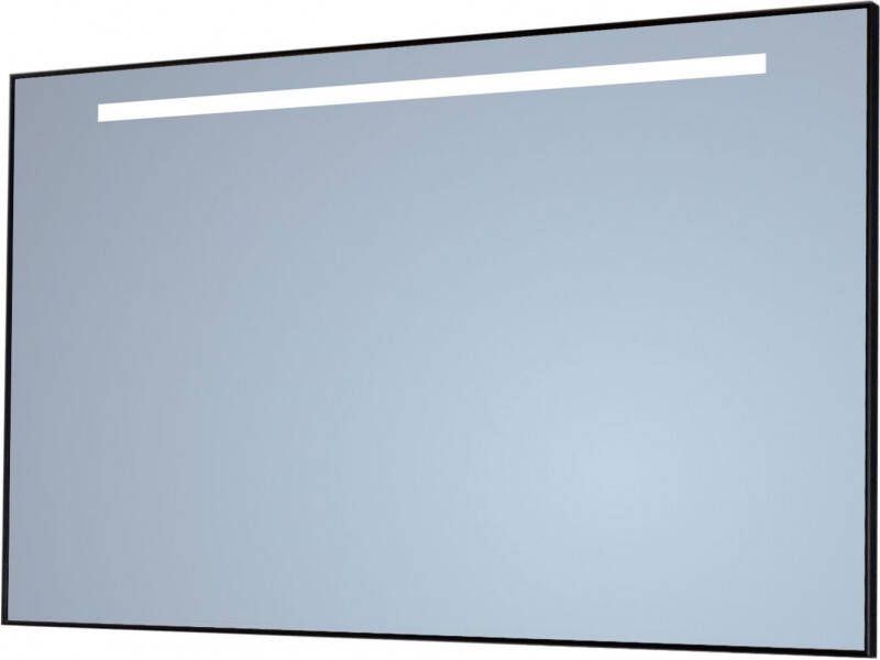 Sanicare Q mirror LED spiegel met zwarte omlijsting 75x70cm