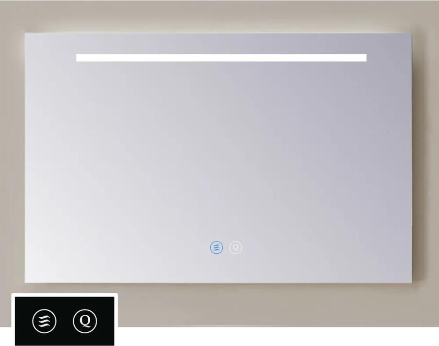 Sanicare Tutti LT1 spiegel met verwarming verlichting LED strook en touch bediening 60cm