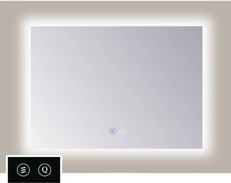 Sanicare Tutti LTA spiegel met verwarming verlichting rondom en touch bediening 100cm