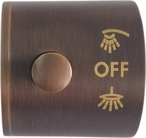 Saniclear Antique omstelknop opbouw regendouche