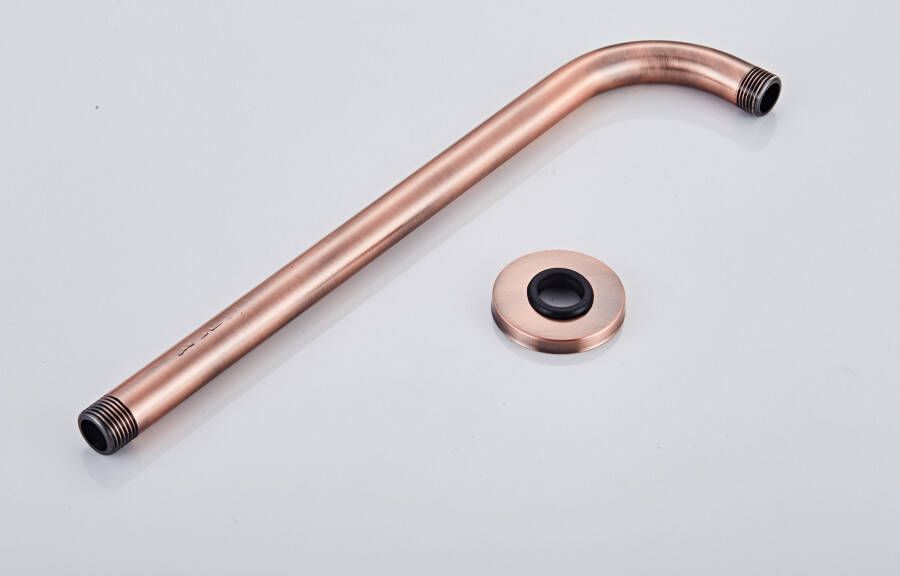 Saniclear Copper douchearm voor wandmontage 35cm geborsteld koper