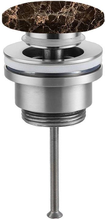 Saniclear Dark Emperador afvoerplug