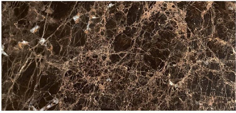 Saniclear Dark Emperador marmer toppaneel 101x46cm
