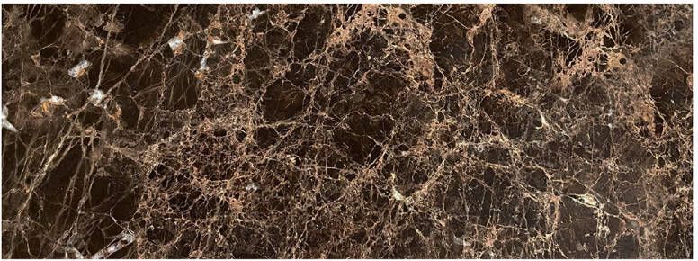 Saniclear Dark Emperador marmer toppaneel 121x46cm