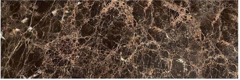 Saniclear Dark Emperador marmer toppaneel 161x46cm