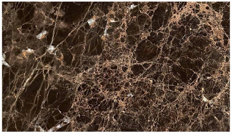 Saniclear Dark Emperador marmer toppaneel 81x46cm