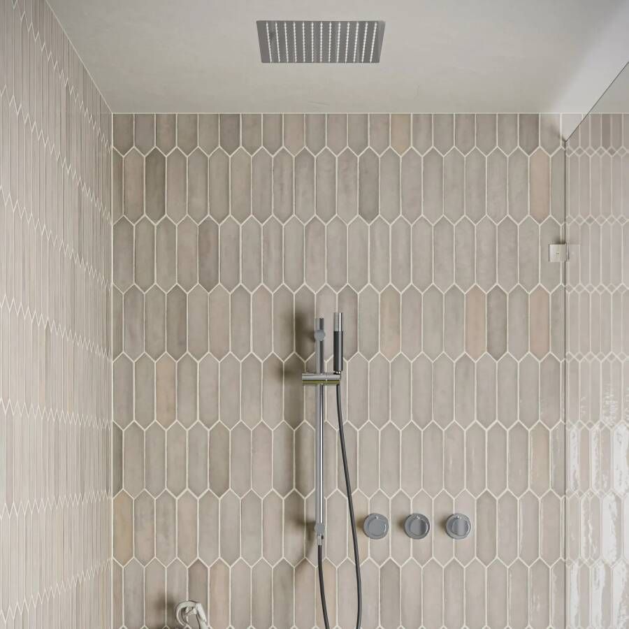 Saniclear Plus Pro inbouw regendouche met inbouw douchekop 30x30cm glijstang en staafhanddouche chroom