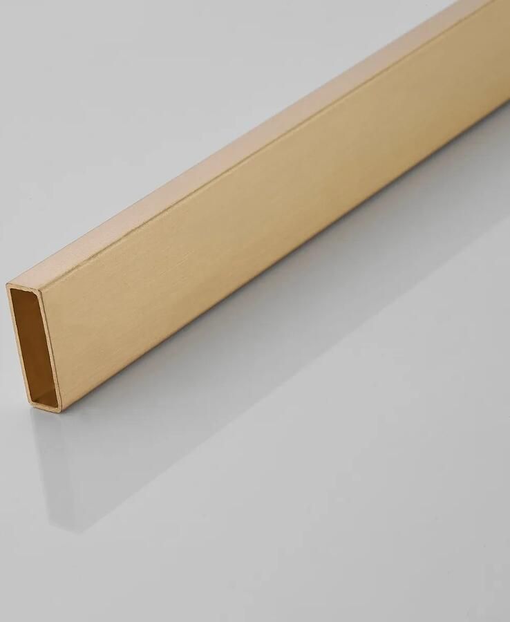 Saniclear Brass stabilisatiestang 100cm geborsteld messing mat goud