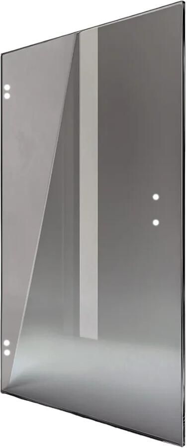 Saniclear Modern glazen douchedeur 80x200cm rookglas