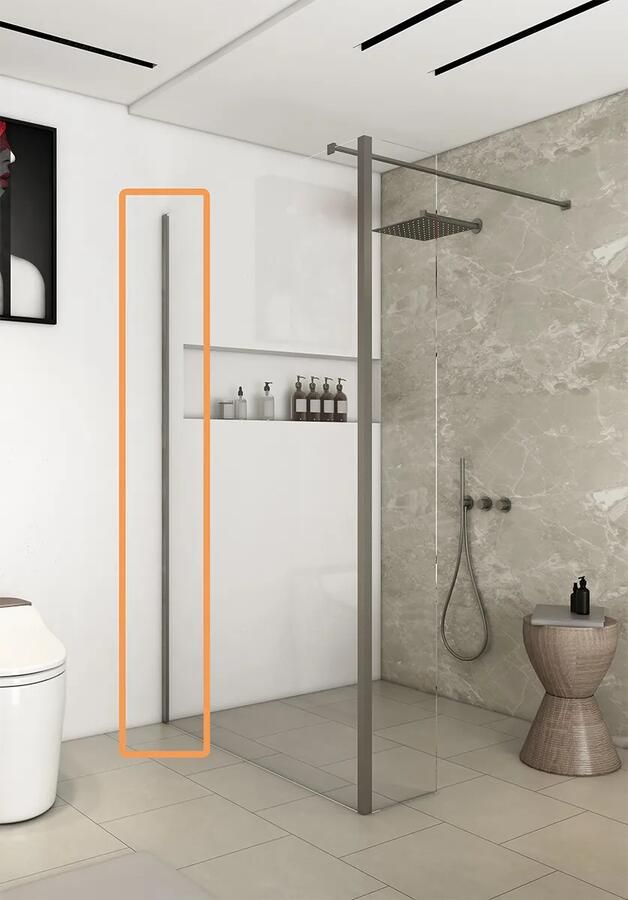 Saniclear Redro Exclusive muurprofiel RVS