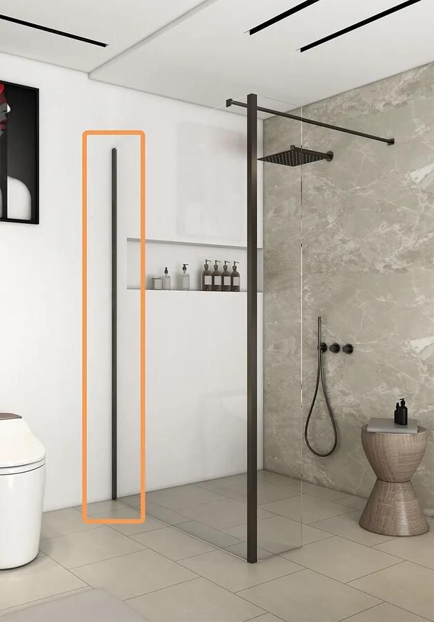 Saniclear Redro Iron muurprofiel verouderd ijzer gunmetal