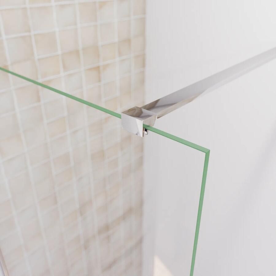 Saniclear Redro stabilisatiestang 100cm incl. muur- en wandbevestiging chroom