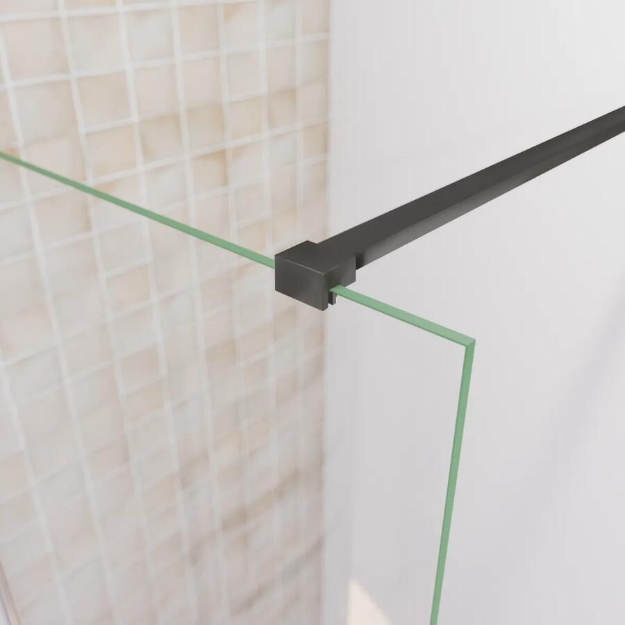 Saniclear Redro stabilisatiestang 100cm incl. muur- en wandbevestiging verouderd ijzer gunmetal
