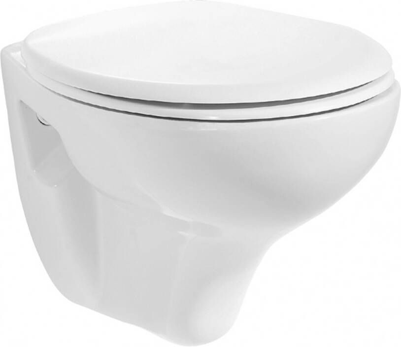 SaniGoods Basic toilet met bidet sproeier wit