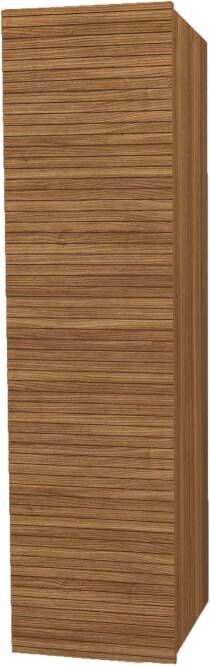 SaniGoods Maisy kolomkast ribbelfront 135cm walnoot