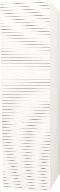 SaniGoods Maisy kolomkast ribbelfront 135cm wit
