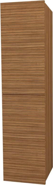 SaniGoods Maisy kolomkast ribbelfront 160cm walnoot