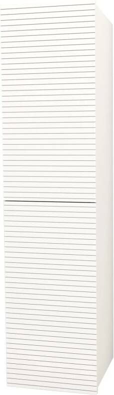 SaniGoods Maisy kolomkast ribbelfront 160cm wit