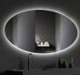 SaniGoods Roan ovale spiegel met LED-verlichting 120x80cm - Thumbnail 1