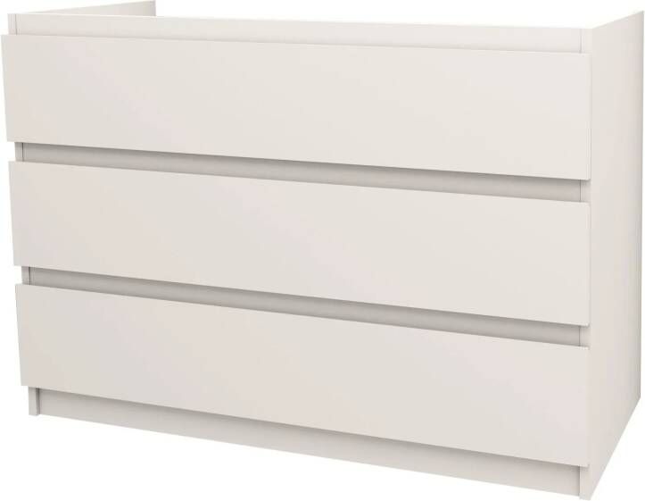 SaniGoods Rocky staande onderkast met 120cm wit mat